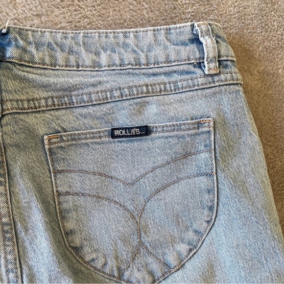 Rollas Dallas Low Bootcut Jean with Frayed Hem - Picture 5 of 10